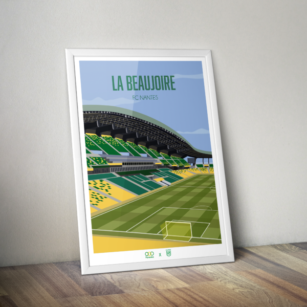 affiche déco fc Nantes la beaujoire