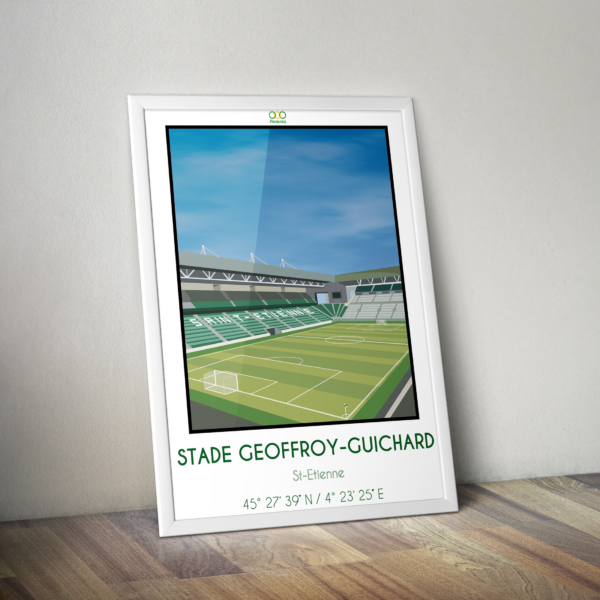 affiche déco st Etienne football