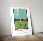 affiche déco rugby stade toulousain